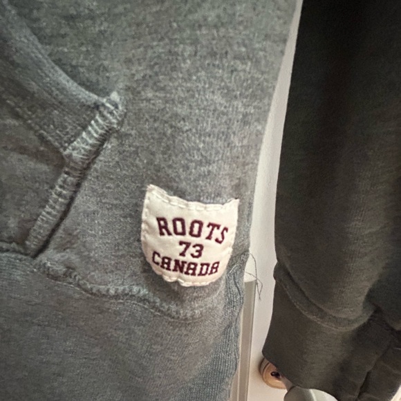 ROOTS Grey 73 Hooded Sweatshirt - Picture 4 of 4